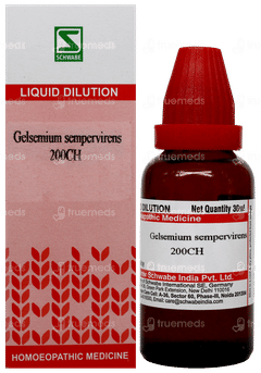 Dr Willmar Schwabe Gelsemium Sempervirens 200Ch Dilution 30Ml